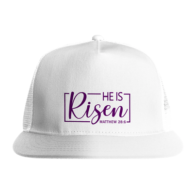 He Is Risen Christian Trucker Hat – Premium Mesh Snapback Cap