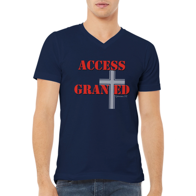 Access Granted Premium Unisex V-Neck Tee