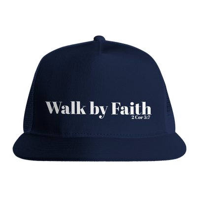 Walk by Faith Premium 5-Panel Trucker Hat