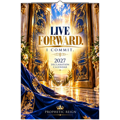 LIVE FORWARD. 2027 Christian Declaration Calendar | Prophetic Reign